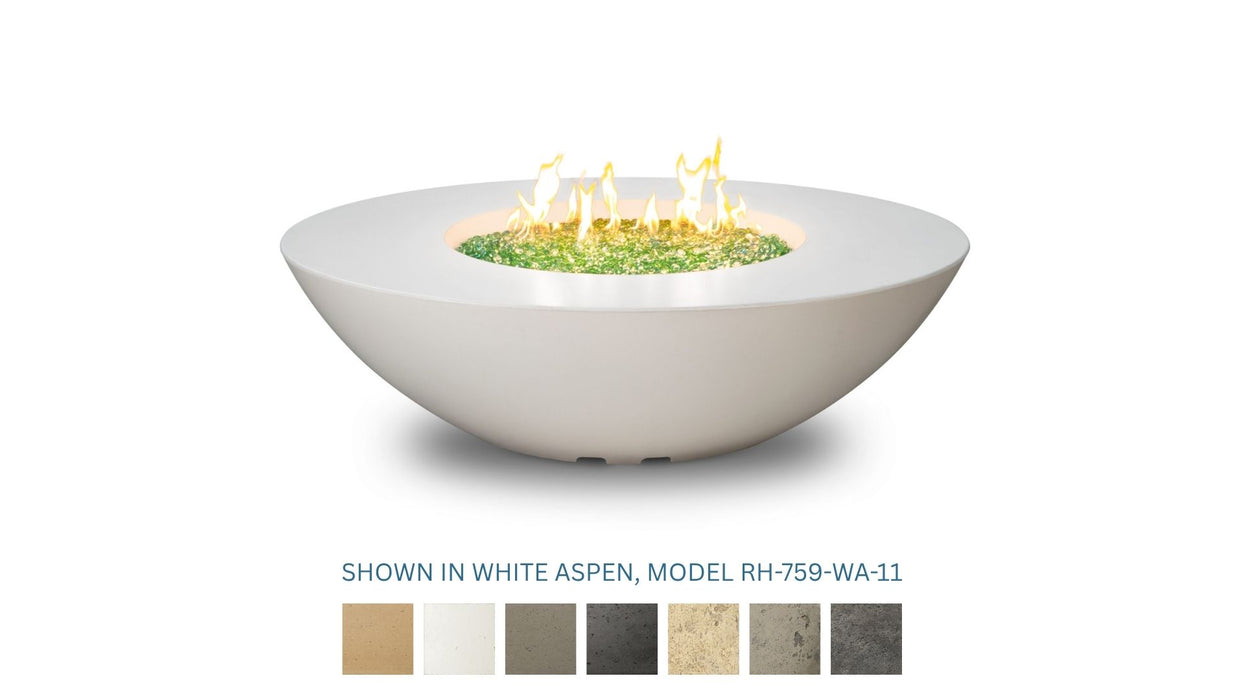 American Fyre Designs Calais Oval Chat Height Gas Firetable