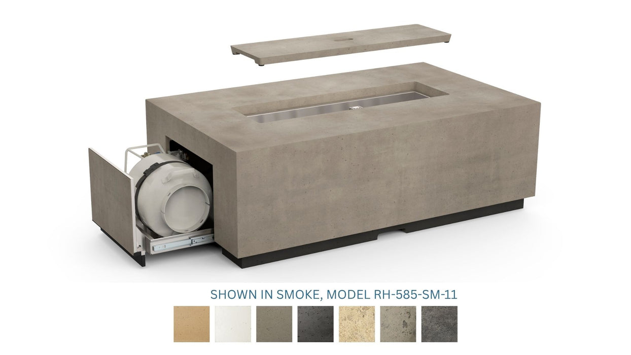 American Fyre Designs Legend LP Select Chat Height Gas Fire Table