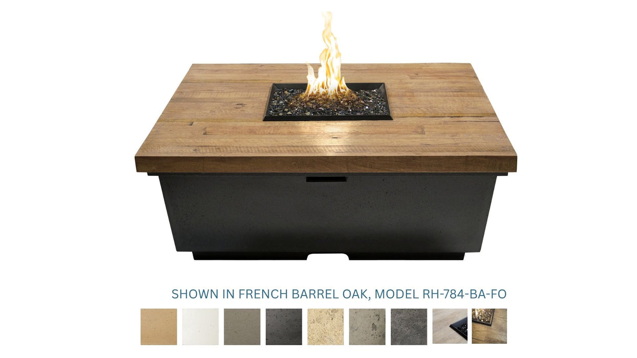 American Fyre Designs Contempo Square Gas Fire Table