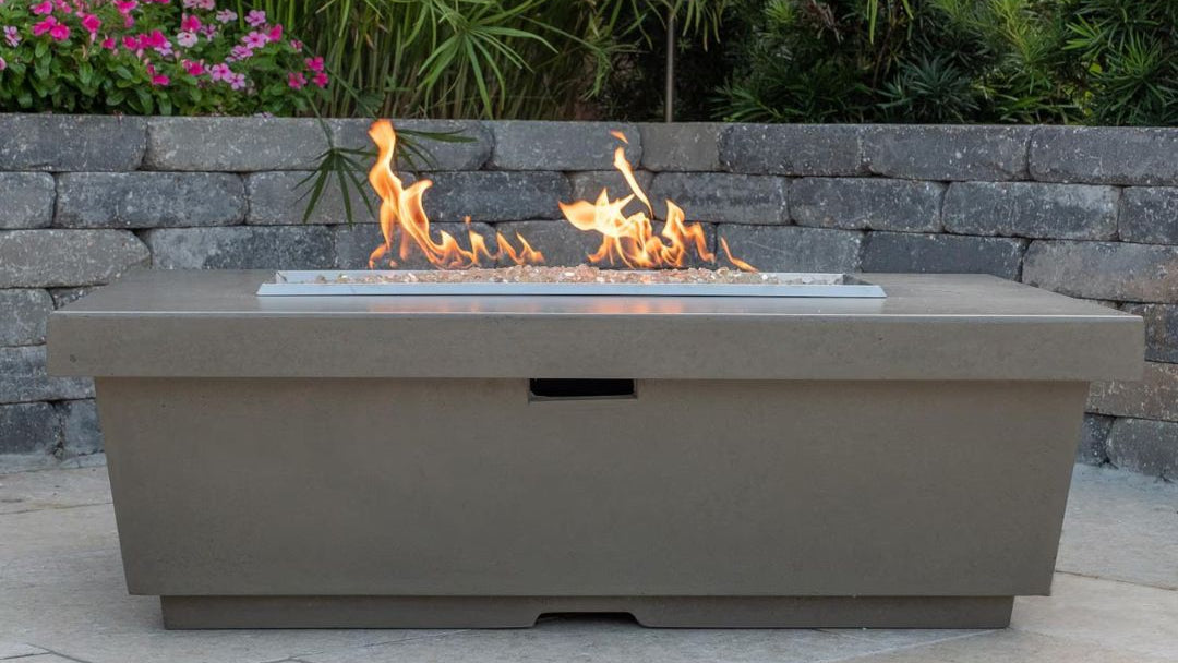American Fyre Designs Contempo Rectangle Gas Fire Table