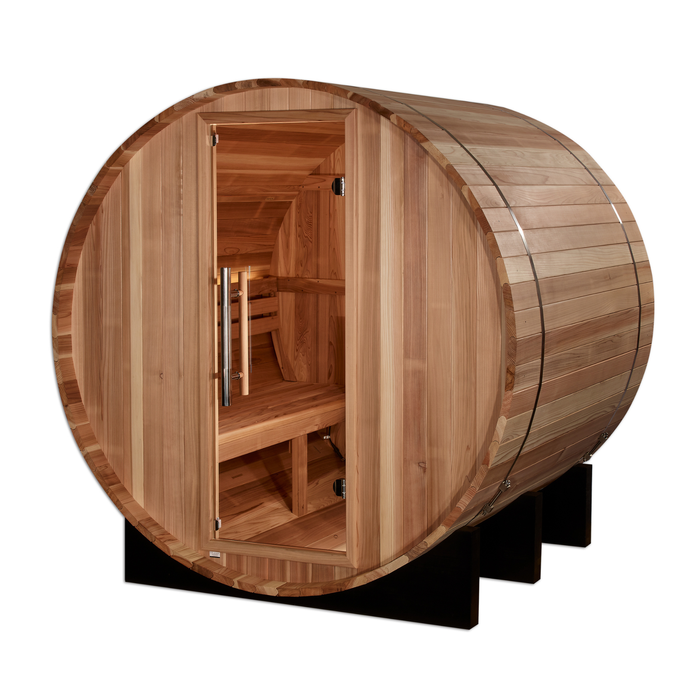 Golden Designs "St. Moritz" 2 Person Traditional Barrel Sauna (GDI-B002-01)