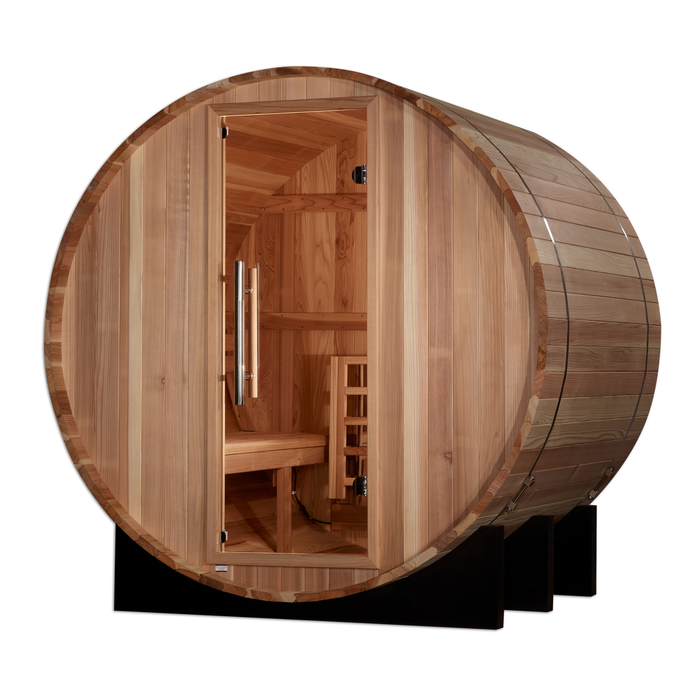 Golden Designs "St. Moritz" 2 Person Traditional Barrel Sauna (GDI-B002-01)