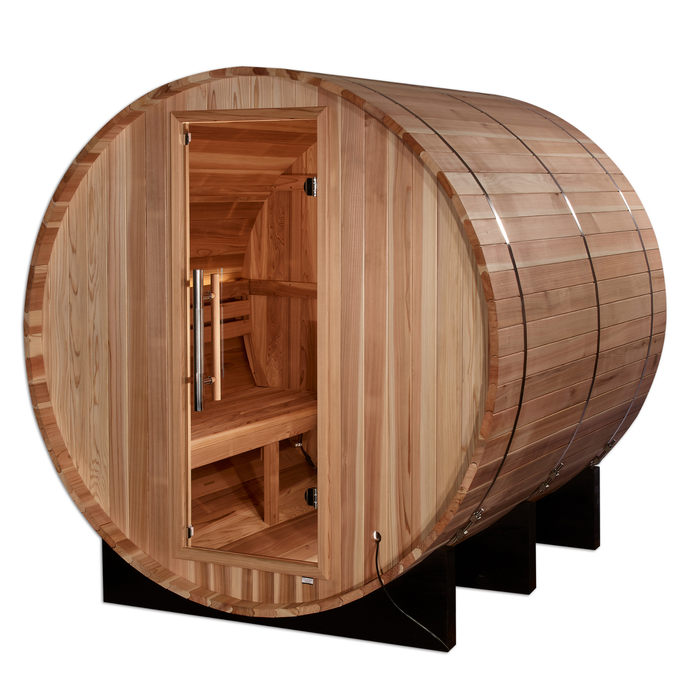 Golden Designs "Arosa" 4 Person Traditional Barrel Sauna (GDI-B004-01)