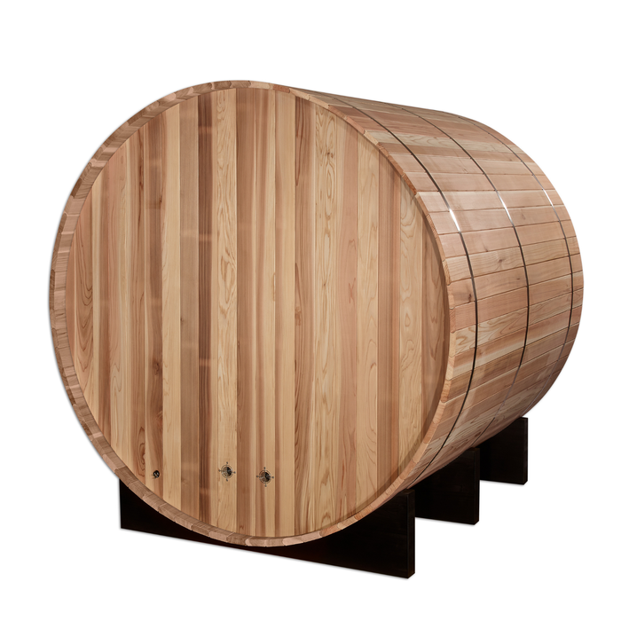 Golden Designs "Arosa" 4 Person Traditional Barrel Sauna (GDI-B004-01)