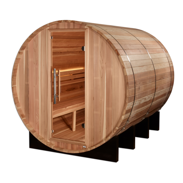 Golden Designs "Klosters" 6 Person Traditional Barrel Sauna (GDI-B006-01)