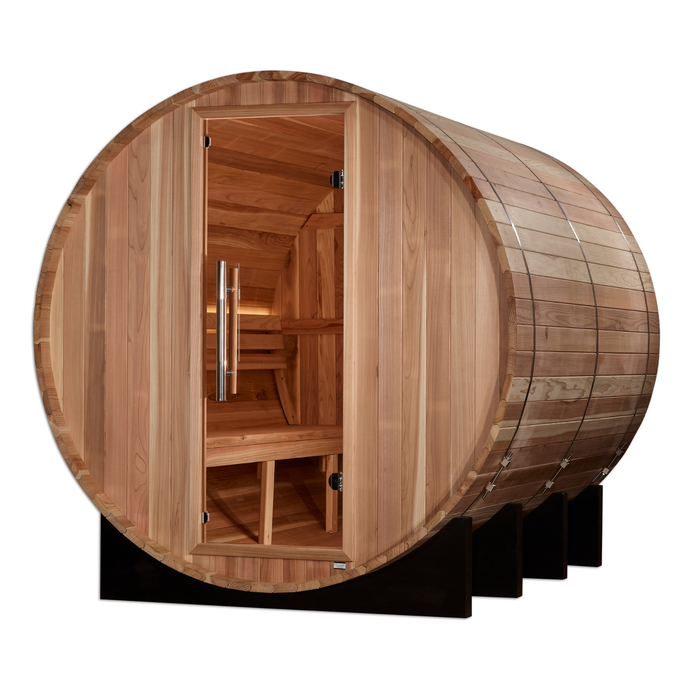 Golden Designs "Klosters" 6 Person Traditional Barrel Sauna (GDI-B006-01)