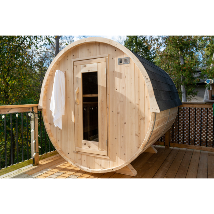 Leisurecraft Harmony 4 Person Barrel Sauna (CTC22E)