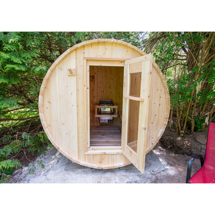 Leisurecraft Harmony 4 Person Barrel Sauna (CTC22E)
