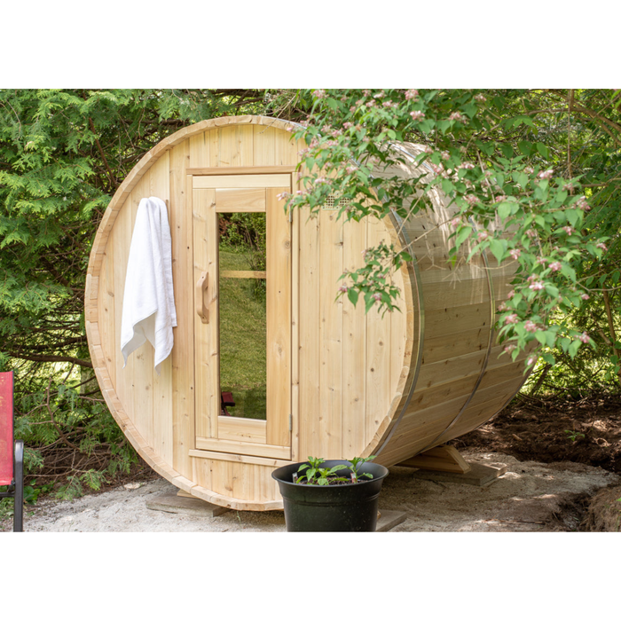 Leisurecraft Harmony 4 Person Barrel Sauna (CTC22E)