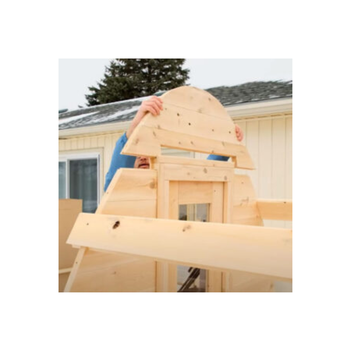 Leisurecraft MiniPod 4 Person Traditional Sauna (CTC77ME)