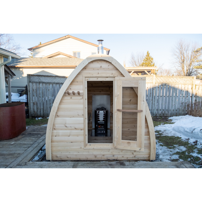 Leisurecraft MiniPod 4 Person Traditional Sauna (CTC77ME)