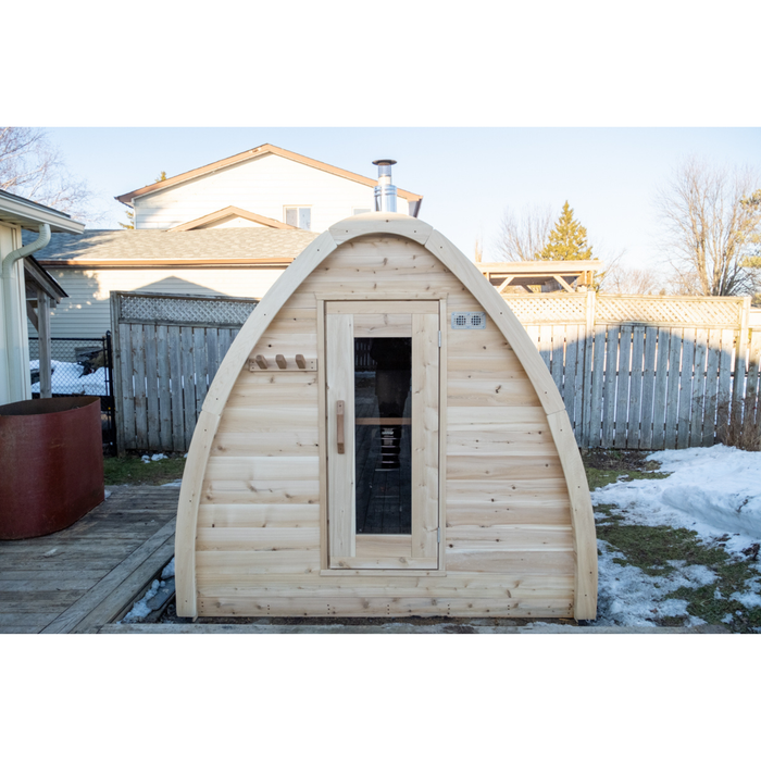 Leisurecraft MiniPod 4 Person Traditional Sauna (CTC77ME)
