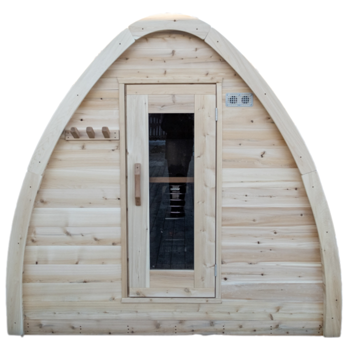 Leisurecraft MiniPod 4 Person Traditional Sauna (CTC77ME)