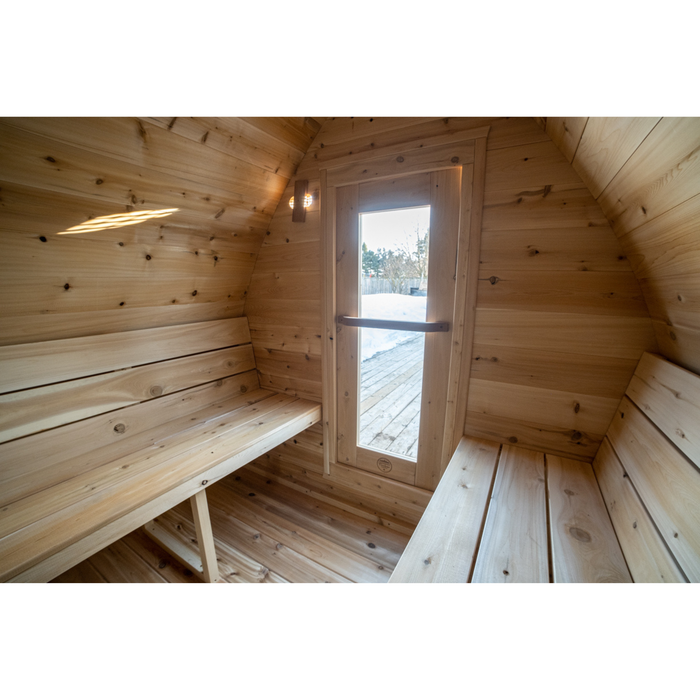 Leisurecraft MiniPod 4 Person Traditional Sauna (CTC77ME)