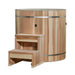DCT PVC Round Cedar Tub with Steps