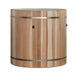DCT PVC Round Cedar Tub Side 