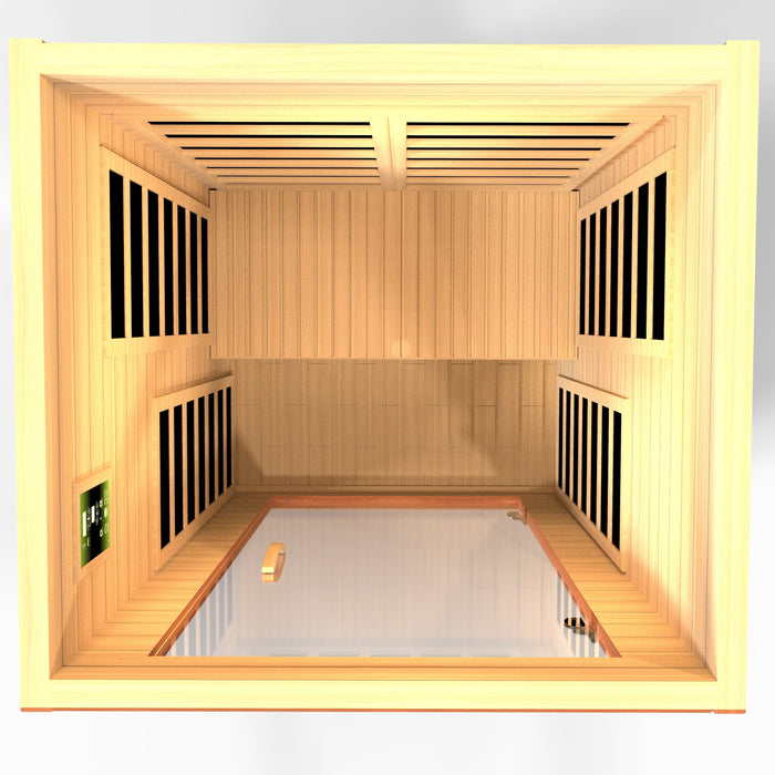 Golden Designs Dynamic Avila 1-2 Person Ultra Low EMF FAR IR Sauna
