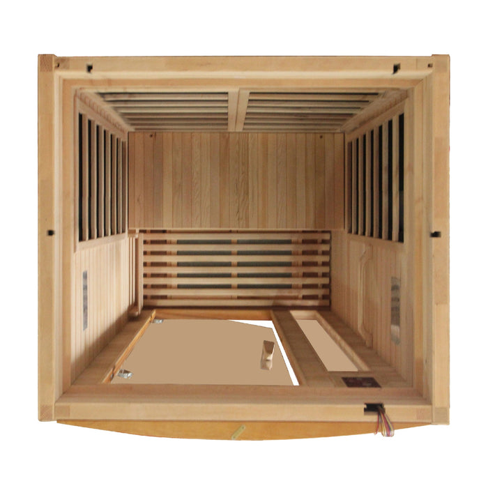 Golden Designs Dynamic Barcelona 1-2 Person Ultra Low EMF FAR IR Sauna