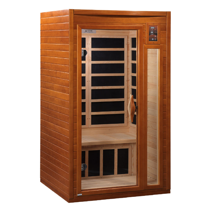Golden Designs Dynamic Barcelona 1-2 Person Ultra Low EMF FAR IR Sauna