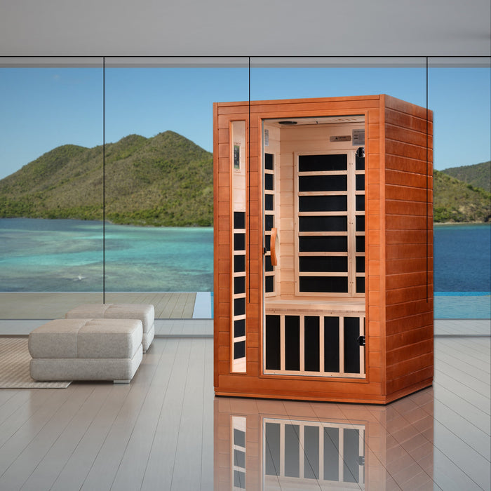 Golden Designs Dynamic Cordoba 2 Person Ultra Low EMF FAR IR Sauna