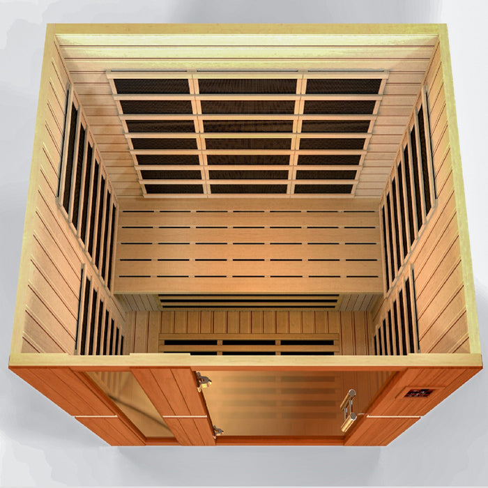Golden Designs Dynamic Lugano 3 Person Low EMF FAR IR Sauna