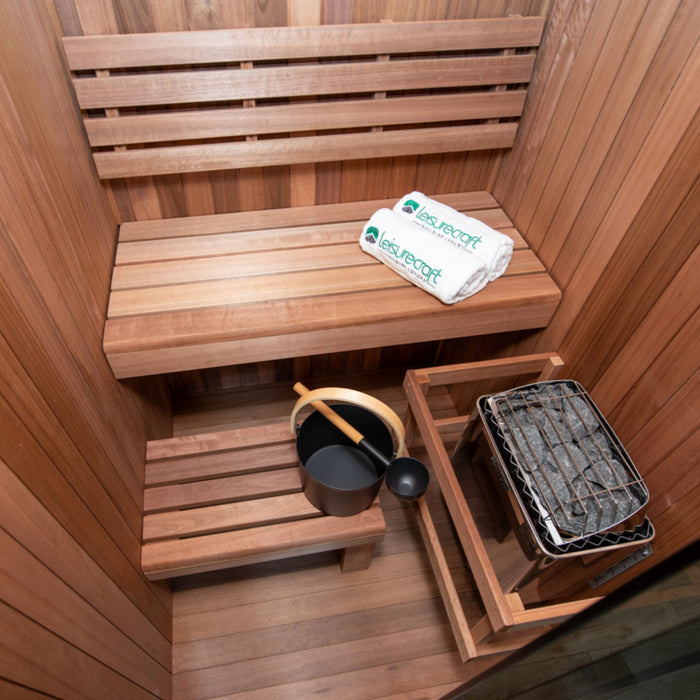 Leisurecraft Element Nook 2 Person Traditional Indoor Sauna