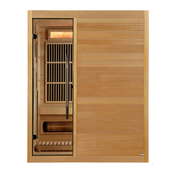 Golden Designs "Soria" 3 Person Hybrid Yoga Sauna (GDI-8330-01)