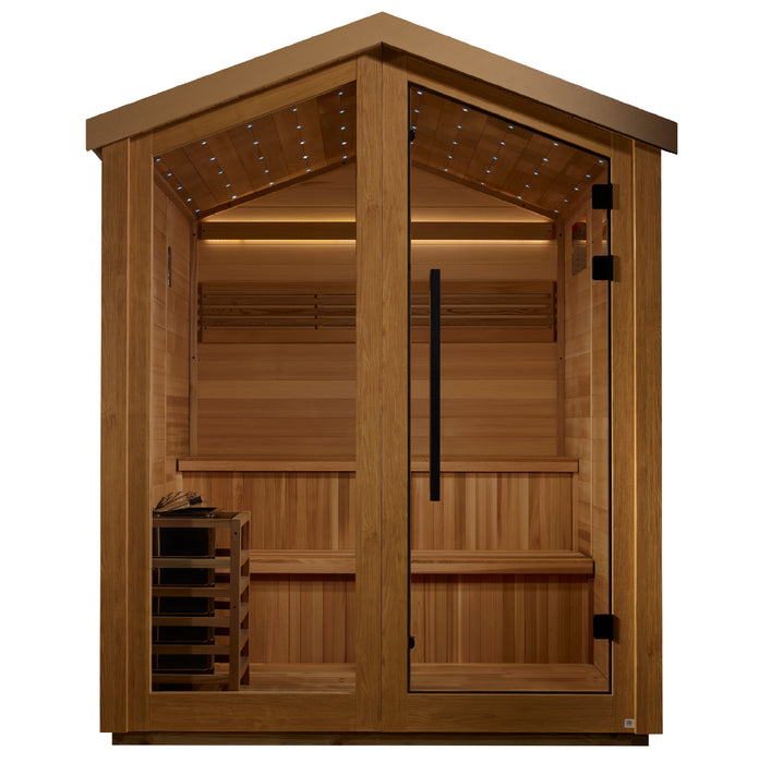 Golden Designs Kaarina 6 Person Outdoor Traditional Sauna