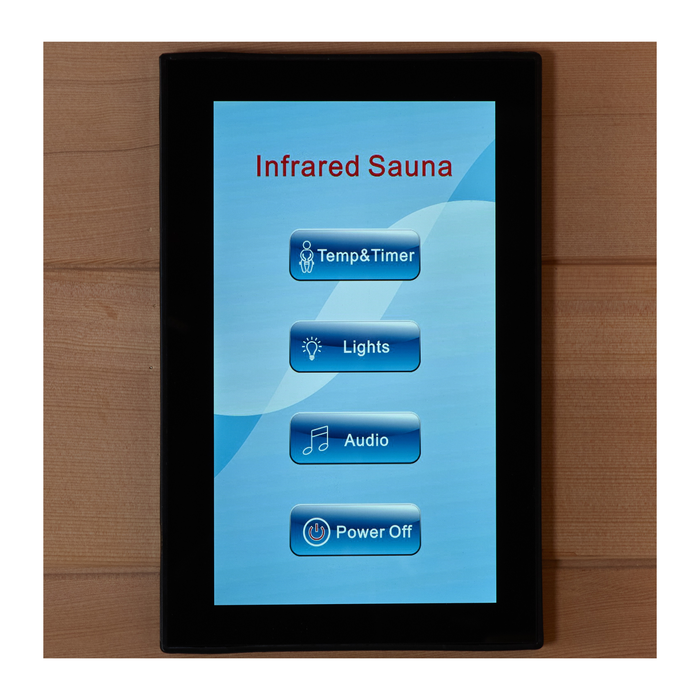 Golden Designs "Reverse Edition" 4 Person Full Spectrum Sauna with Himalayan Salt Bar (GDI-8040-03)