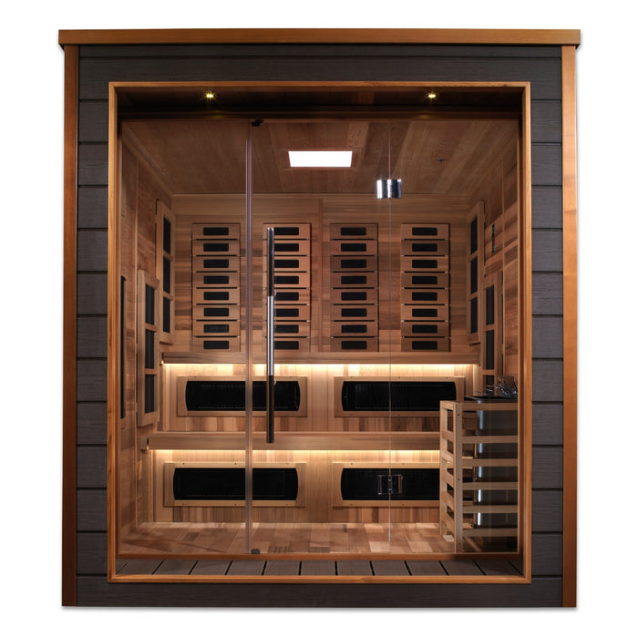 Golden Designs Karlstad 6 Person Hybrid Full Spectrum Sauna