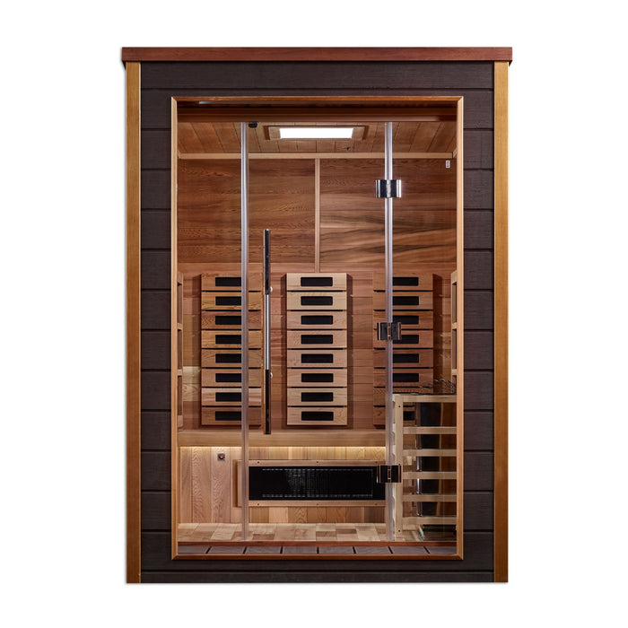 Golden Designs Nora 2 Person Hybrid Full Spectrum Sauna