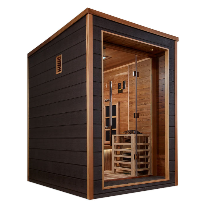 Golden Designs Nora 2 Person Hybrid Full Spectrum Sauna