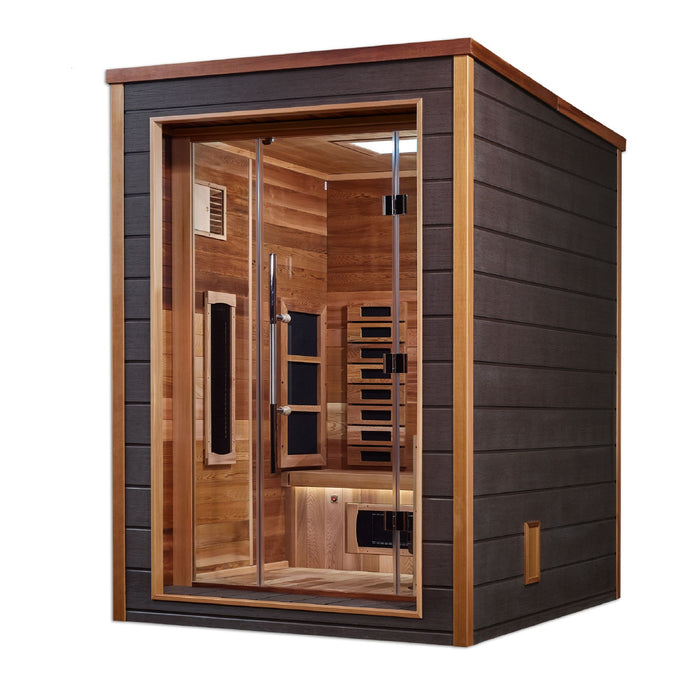 Golden Designs Nora 2 Person Hybrid Full Spectrum Sauna