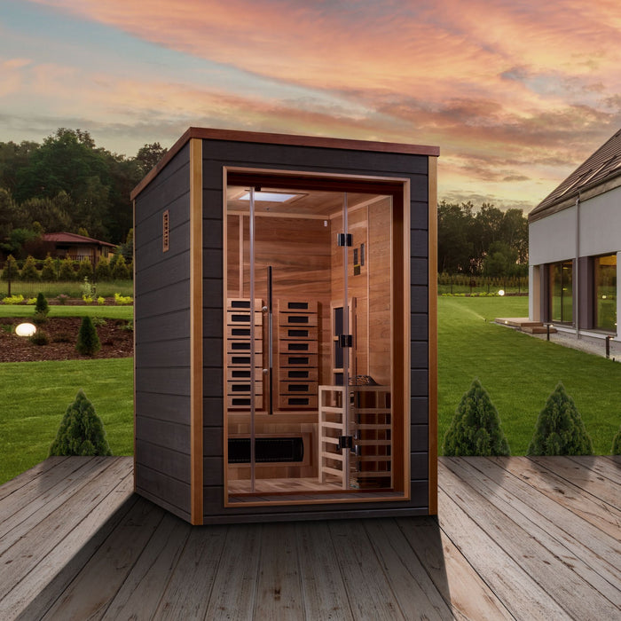 Golden Designs Nora 2 Person Hybrid Full Spectrum Sauna