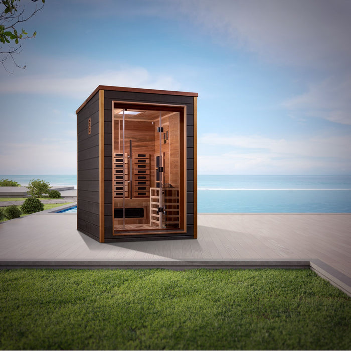 Golden Designs Nora 2 Person Hybrid Full Spectrum Sauna