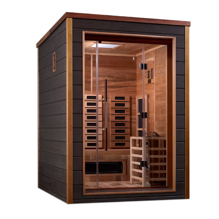 Golden Designs Nora 2 Person Hybrid Full Spectrum Sauna