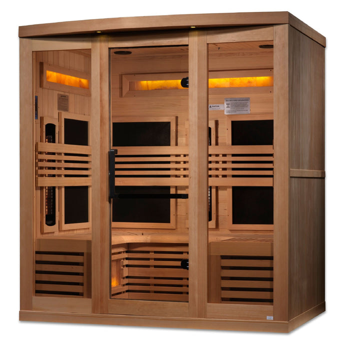 Golden Designs Reserve 6 Person Near Zero Full Spectrum Indoor Sauna