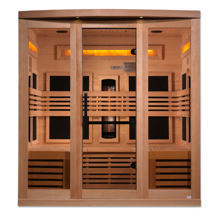 Golden Designs Reserve 6 Person Near Zero Full Spectrum Indoor Sauna