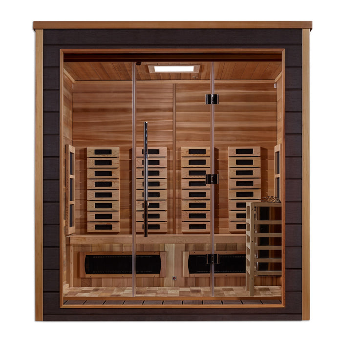 Golden Designs Visby 3 Person Hybrid Full Spectrum Sauna
