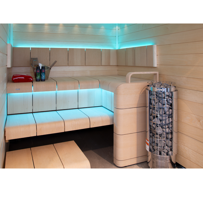 Harvia Cilindro PC60E 6.0kW Electric Heater with Sauna Stones