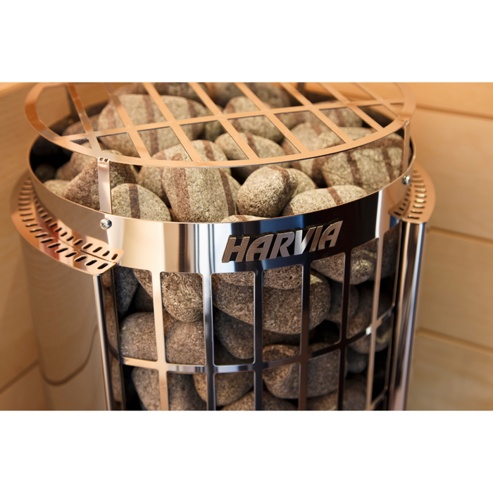 Harvia Cilindro PC60E 6.0kW Electric Heater with Sauna Stones