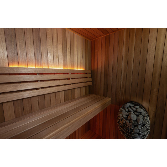 Leisurecraft Element Loft 3 Person Traditional Indoor Sauna