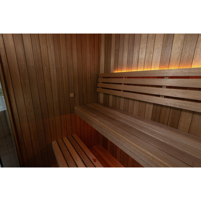 Leisurecraft Element Loft 3 Person Traditional Indoor Sauna
