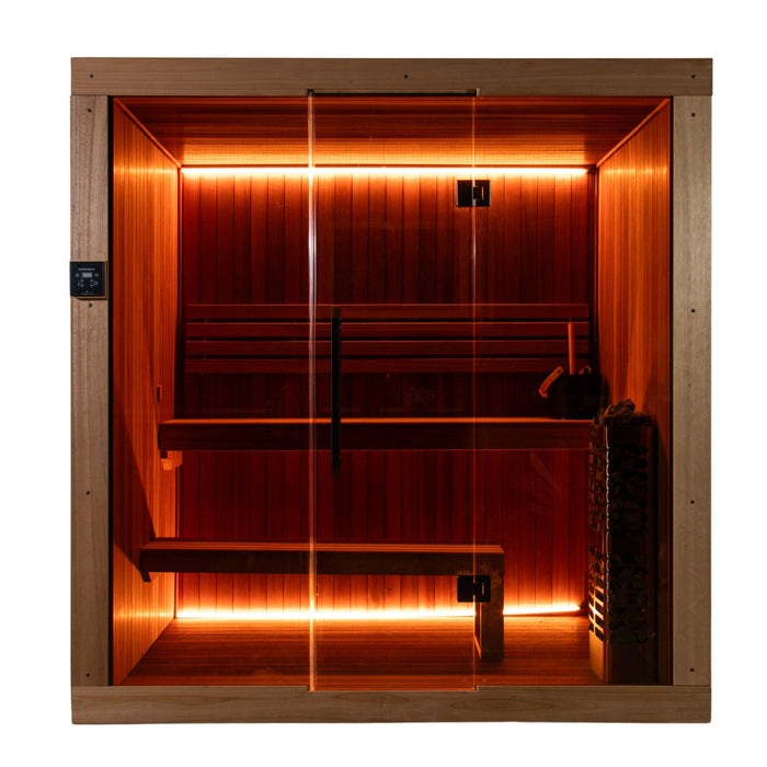 Leisurecraft Element Suite 4 Person Traditional Indoor Sauna