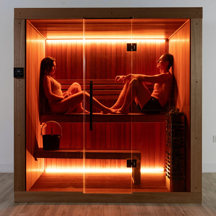Leisurecraft Element Suite 4 Person Traditional Indoor Sauna