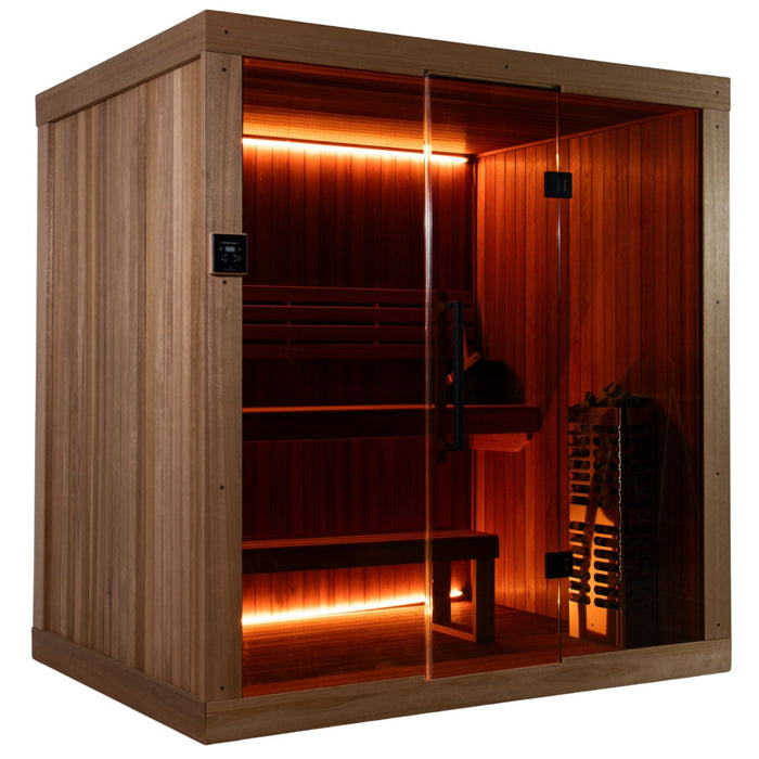 Leisurecraft Element Suite 4 Person Traditional Indoor Sauna