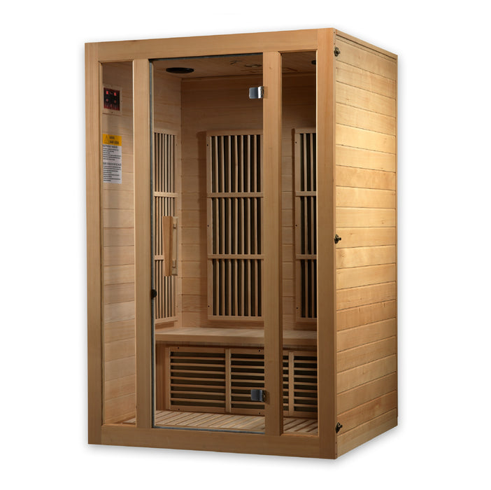 Golden Designs Maxxus 2 Person Seattle Near Zero EMF FAR IR Sauna