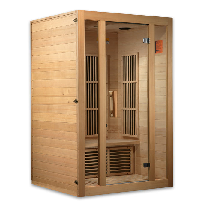 Golden Designs Maxxus 2 Person Seattle Near Zero EMF FAR IR Sauna