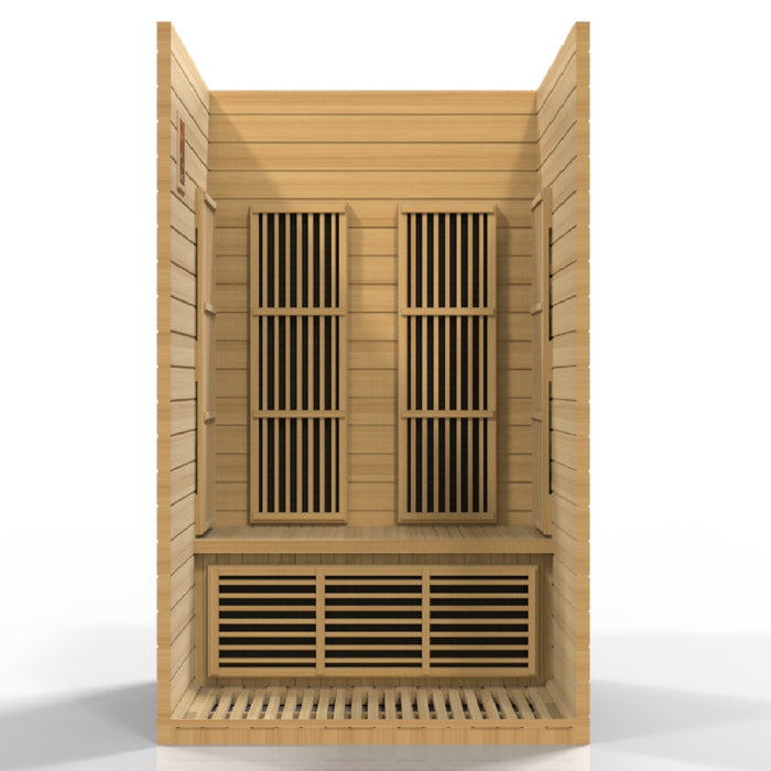 Golden Designs Maxxus 2 Person Seattle Near Zero EMF FAR IR Sauna