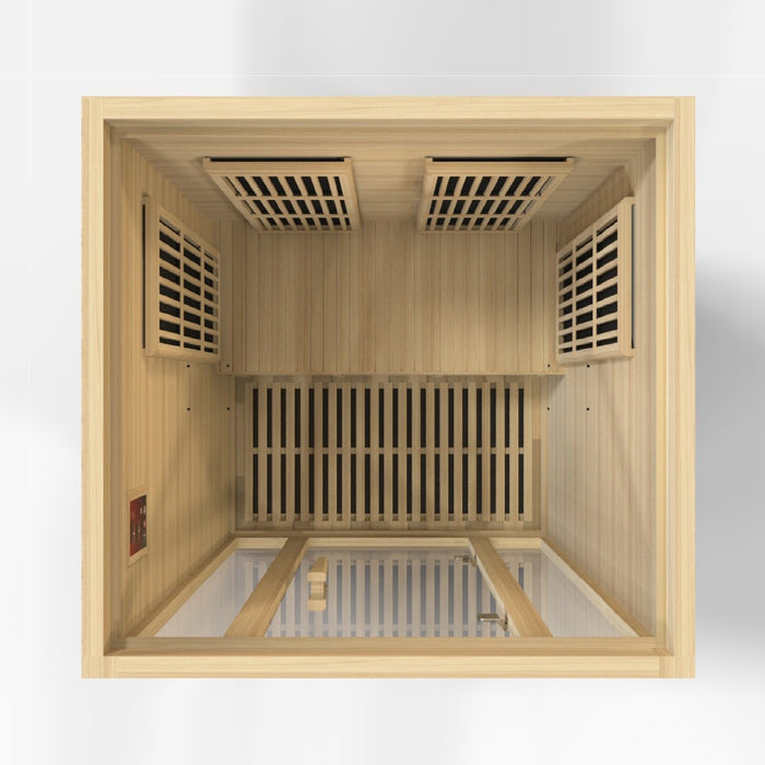 Golden Designs Maxxus 2 Person Seattle Near Zero EMF FAR IR Sauna